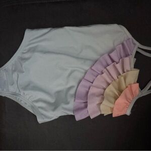 Gap Swimsuit 4 Toddler One Piece Ruffle NWOT